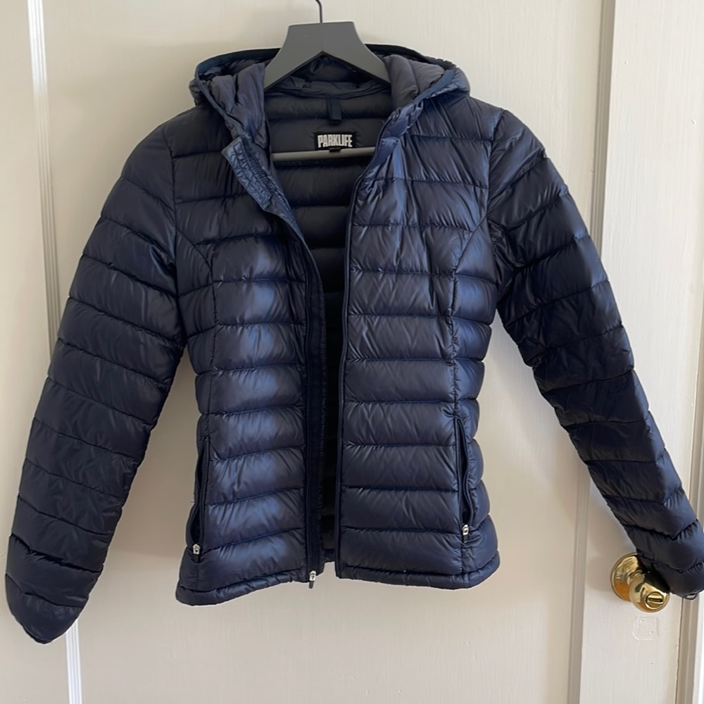 Aritzia Parklife Puffer Navy